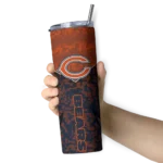 customized-chicago-bears-spiral-burst-print-blue-skinny-tumbler-best-selling.webp
