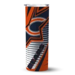customized-chicago-bears-web-stripes-blue-white-skinny-tumbler-best-selling.webp