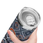 customized-chicago-bears-zipper-leopard-blue-skinny-tumbler-best-selling.webp