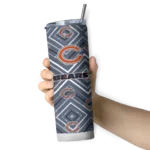 customized-chicago-bears-zipper-leopard-blue-skinny-tumbler-best-selling.webp