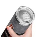 customized-cincinnati-bengals-hexagon-honeycomb-orange-black-skinny-tumbler-best-selling.webp