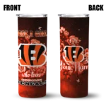customized-cincinnati-bengals-rose-romance-orange-black-skinny-tumbler-best-selling.webp