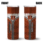 customized-cincinnati-bengals-sparkle-drip-orange-skinny-tumbler-best-selling.webp