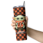 customized-cincinnati-bengals-yoda-cozy-orange-black-skinny-tumbler-best-selling.webp