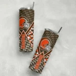 customized-cleveland-browns-monogram-burst-brown-white-skinny-tumbler-best-selling.webp