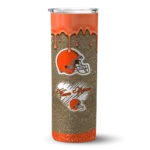 customized-cleveland-browns-pixel-fade-brown-skinny-tumbler-best-selling.webp