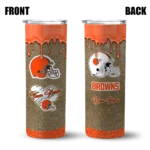 customized-cleveland-browns-pixel-fade-brown-skinny-tumbler-best-selling.webp
