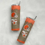 customized-cleveland-browns-pixel-fade-brown-skinny-tumbler-best-selling.webp