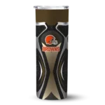 customized-cleveland-browns-superman-emblem-brown-black-skinny-tumbler-best-selling.webp
