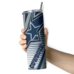 customized-dallas-cowboys-web-stripes-blue-white-skinny-tumbler-best-selling.webp