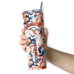 customized-denver-broncos-claw-marks-orange-white-skinny-tumbler-best-selling.webp