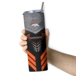 customized-denver-broncos-hexagon-honeycomb-orange-black-skinny-tumbler-best-selling.webp