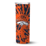 customized-denver-broncos-metallic-grid-orange-skinny-tumbler-best-selling.webp