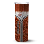 customized-denver-broncos-sparkle-drip-orange-skinny-tumbler-best-selling.webp