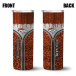 customized-denver-broncos-sparkle-drip-orange-skinny-tumbler-best-selling.webp