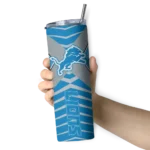 customized-detroit-lions-camo-texture-blue-skinny-tumbler-best-selling.webp