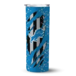 customized-detroit-lions-star-pop-blue-black-skinny-tumbler-best-selling.webp
