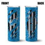 customized-detroit-lions-star-pop-blue-black-skinny-tumbler-best-selling.webp