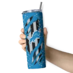 customized-detroit-lions-star-pop-blue-black-skinny-tumbler-best-selling.webp