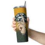 customized-green-bay-packers-sparkle-lips-green-skinny-tumbler-best-selling.webp