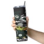 customized-green-bay-packers-yoda-camo-green-black-skinny-tumbler-best-selling.webp