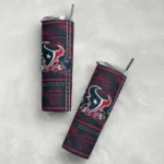 customized-houston-texans-chevron-patch-blue-skinny-tumbler-best-selling.webp