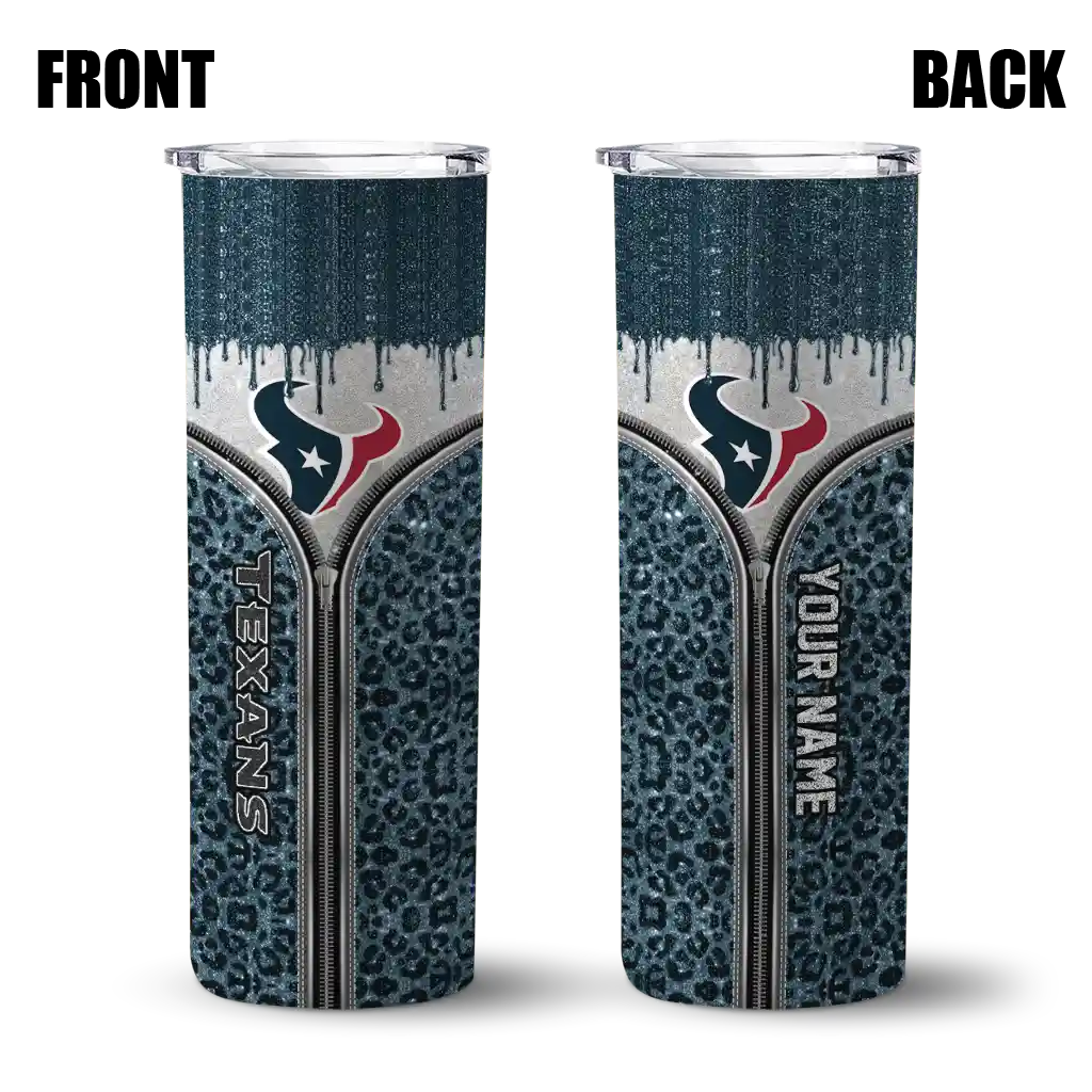 customized-houston-texans-sparkle-drip-blue-skinny-tumbler-fashion-forward.webp