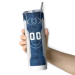customized-indianapolis-colts-stacked-diamond-blue-skinny-tumbler-best-selling.webp