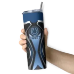 customized-indianapolis-colts-superman-emblem-blue-black-skinny-tumbler-best-selling.webp