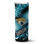 customized-jacksonville-jaguars-helmet-clash-teal-skinny-tumbler-best-selling.webp