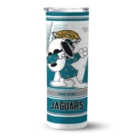 customized-jacksonville-jaguars-snoopy-dog-teal-white-skinny-tumbler-best-selling.webp