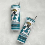 customized-jacksonville-jaguars-snoopy-dog-teal-white-skinny-tumbler-best-selling.webp