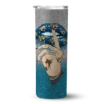 customized-jacksonville-jaguars-sparkle-lips-teal-skinny-tumbler-best-selling.webp