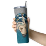 customized-jacksonville-jaguars-sparkle-lips-teal-skinny-tumbler-best-selling.webp