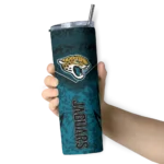 customized-jacksonville-jaguars-spiral-burst-print-teal-skinny-tumbler-best-selling.webp