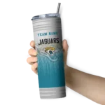 customized-jacksonville-jaguars-swirl-texture-teal-skinny-tumbler-best-selling.webp