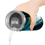 customized-jacksonville-jaguars-web-stripes-teal-white-skinny-tumbler-best-selling.webp
