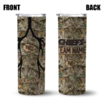 customized-kansas-city-chiefs-antler-flow-camo-skinny-tumbler-best-selling.webp