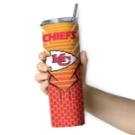 customized-kansas-city-chiefs-chevron-stripes-red-skinny-tumbler-best-selling.webp