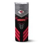 customized-kansas-city-chiefs-hexagon-honeycomb-red-black-skinny-tumbler-best-selling.webp