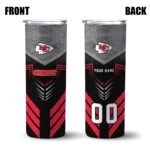 customized-kansas-city-chiefs-hexagon-honeycomb-red-black-skinny-tumbler-best-selling.webp