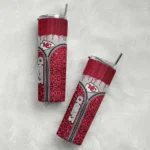 customized-kansas-city-chiefs-sparkle-drip-red-skinny-tumbler-best-selling.webp