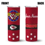 customized-kansas-city-chiefs-star-cluster-red-skinny-tumbler-best-selling.webp