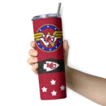 customized-kansas-city-chiefs-star-cluster-red-skinny-tumbler-best-selling.webp