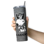 customized-las-vegas-raiders-snoopy-attitude-black-skinny-tumbler-best-selling.webp