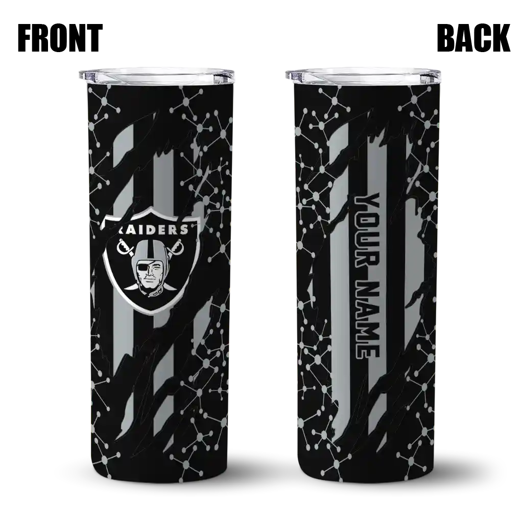 customized-las-vegas-raiders-star-pop-black-skinny-tumbler-fashion-forward.webp