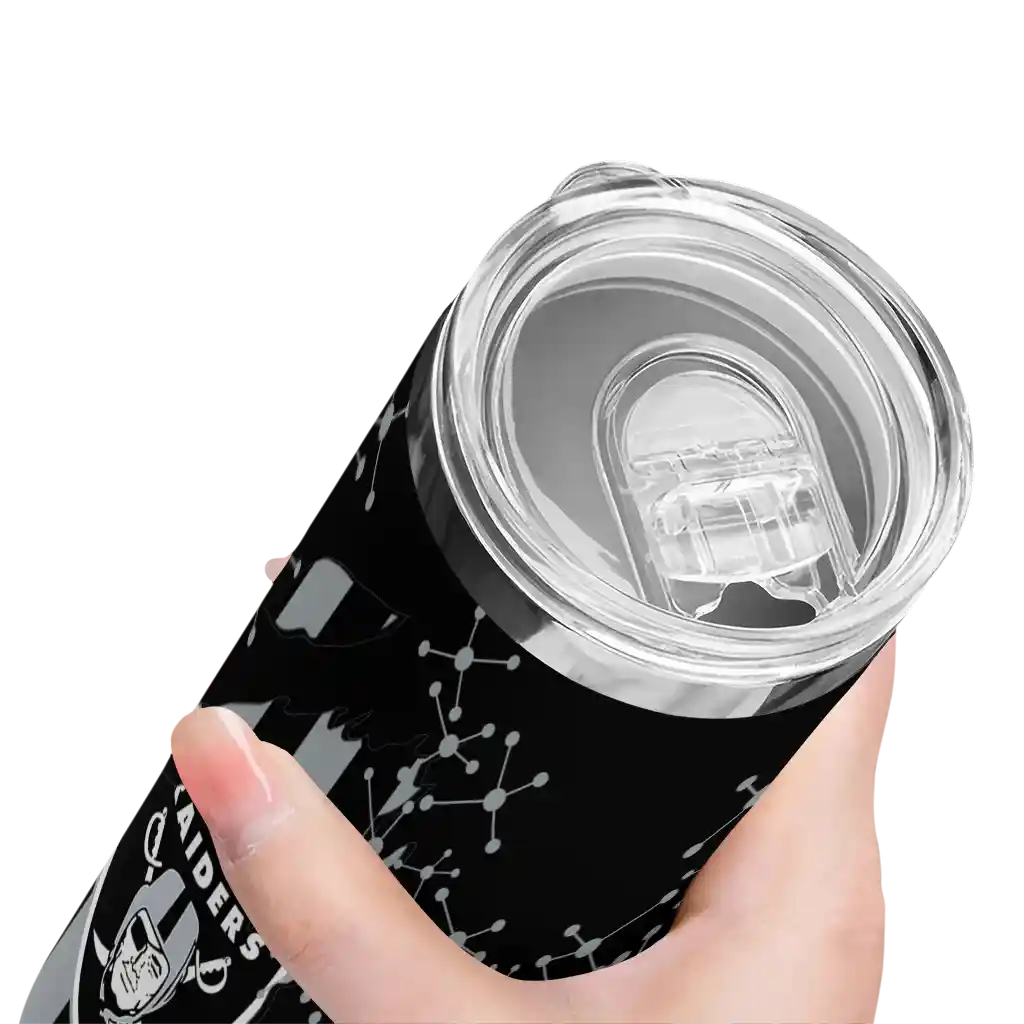 customized-las-vegas-raiders-star-pop-black-skinny-tumbler-high-quality.webp