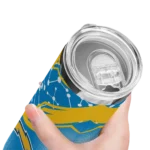 customized-los-angeles-chargers-helmet-clash-blue-skinny-tumbler-best-selling.webp