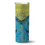 customized-los-angeles-chargers-spiral-burst-print-blue-skinny-tumbler-best-selling.webp