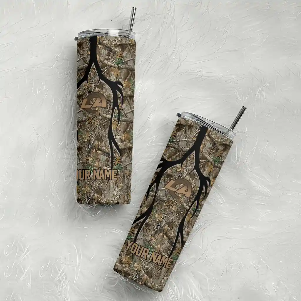 customized-los-angeles-rams-antler-flow-camo-skinny-tumbler-top-rated.webp